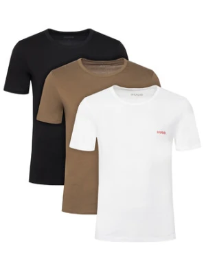 HUGO Komplet t-shirtów Rn Triplet P 50532811 Czarny Regular Fit