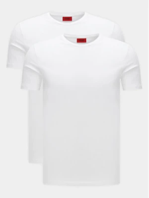 HUGO Komplet t-shirtów Round 50325440 Biały Regular Fit