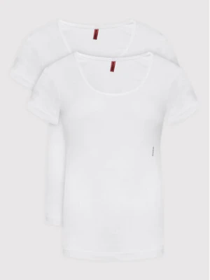 HUGO Komplet t-shirtów Twin 50469660 Biały Regular Fit