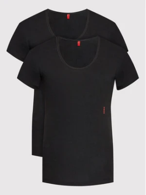 HUGO Komplet t-shirtów Twin 50469660 Czarny Regular Fit