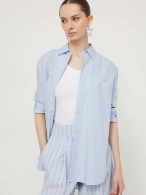 HUGO koszula bawełniana The Oversize Shirt
