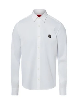 HUGO koszula codzienna Mężczyźni Slim Fit Bawełna biały