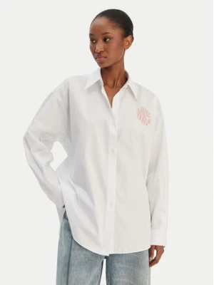 HUGO Koszula Elisana B 50552146 Biały Oversize