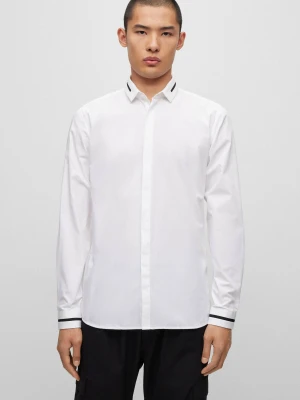 HUGO Koszula Eloy | Extra slim fit biały