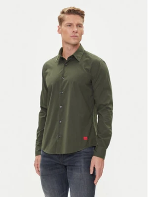 HUGO Koszula Ermo 50500216 Zielony Slim Fit