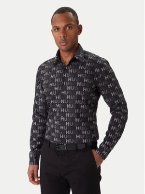 HUGO Koszula Ermo 50555775 Czarny Casual Fit