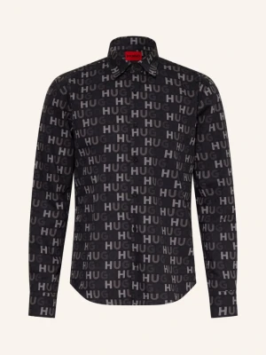 Hugo Koszula Ermo Casual Slim Fit schwarz czarny
