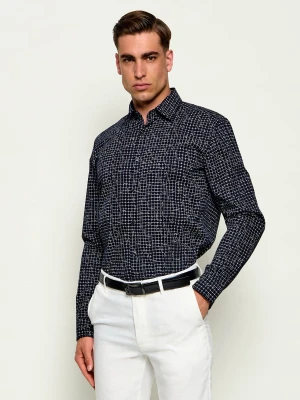 HUGO Koszula Ermo | Slim Fit granatowy