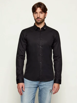 HUGO Koszula Ero3 | Extra slim fit | stretch czarny