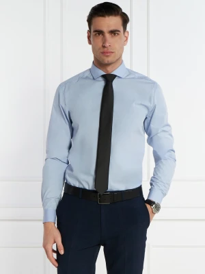 HUGO Koszula Erriko | Extra slim fit błękitny