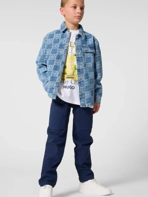 HUGO koszula jeansowa dziecięca