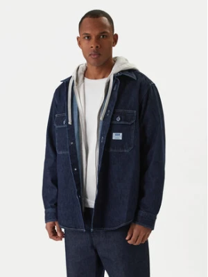 HUGO Koszula jeansowa Ebolt 50556349 Granatowy Oversize