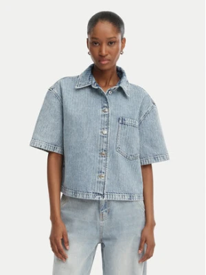 HUGO Koszula jeansowa Gesila_1 50559758 Błękitny Relaxed Fit