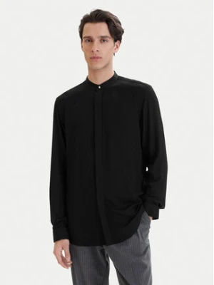 HUGO Koszula Kaleb 50554719 Czarny Slim Fit