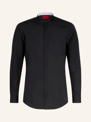 Hugo Koszula Kaleb Slim Fit Z Stójką schwarz