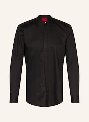 Hugo Koszula Kaleb Slim Fit Ze Stójką schwarz