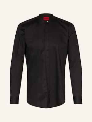 Hugo Koszula Kaleb Slim Fit Ze Stójką schwarz