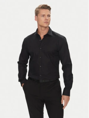 HUGO Koszula Kenno 50544934 Czarny Slim Fit
