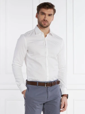 HUGO Koszula Kenno | Slim Fit biały