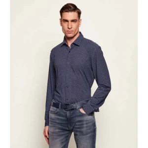 HUGO Koszula Kenno | Slim Fit | stretch