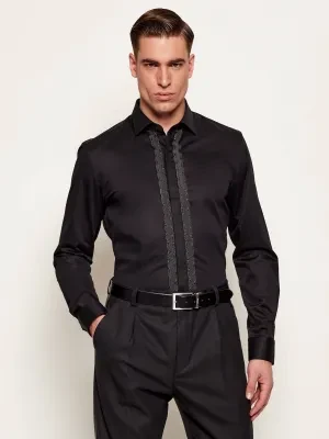 HUGO Koszula Kenno | Slim Fit | stretch