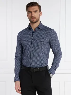 HUGO Koszula Kenno | Slim Fit | stretch