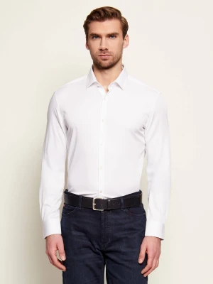 HUGO Koszula Kenno | Slim Fit | stretch biały