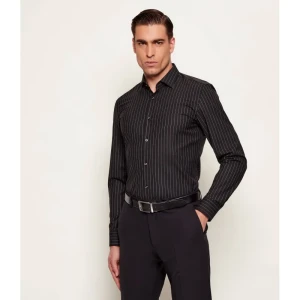 HUGO Koszula Kenno | stretch | Slim Fit | z dodatkiem wełny