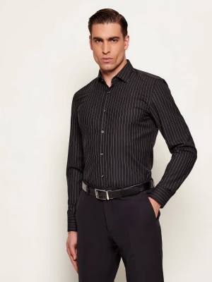 HUGO Koszula Kenno | stretch | Slim Fit | z dodatkiem wełny