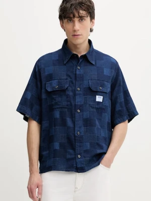 HUGO koszula męska bawełniana Ekyno HUGO Blue