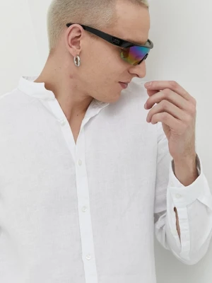 HUGO koszula męska lniana