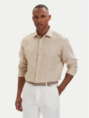 HUGO Koszula Valerio 50562694 Beżowy jasny Modern Fit