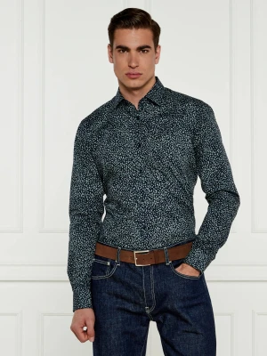 HUGO Koszula Valerio | Modern fit granatowy