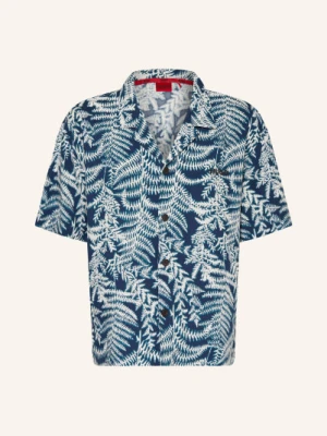 Hugo Koszula Wypoczynkowa Relaxed Fit blau