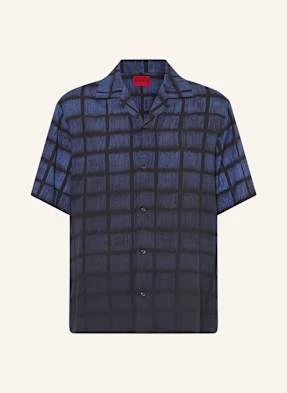 Hugo Koszula Z Klapami Espino Comfort Fit blau