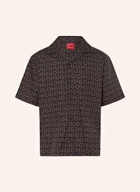 Hugo Koszula Z Klapami Espino Comfort Fit braun