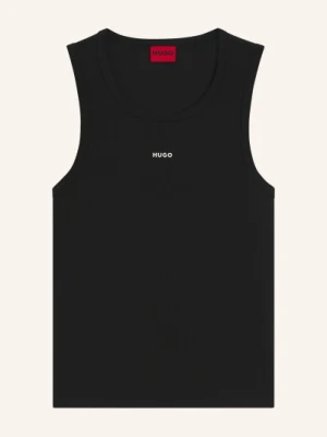 Hugo Koszulka Bez Rękawów Dapota schwarz
