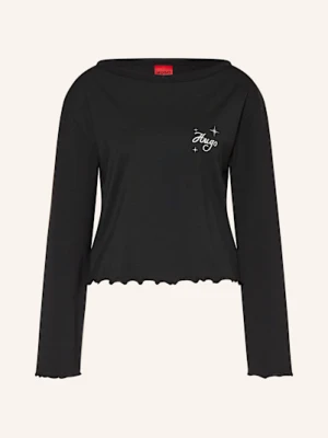 Hugo Koszulka Od Piżamy Casual schwarz