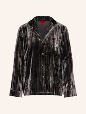 Hugo Koszulka Od Piżamy Velvet Z Materiału Nicki grau