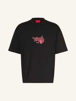 Hugo Koszulka Oversize Domans schwarz czarny