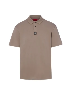 HUGO koszulka polo - Deabono Mężczyźni Bawełna (100%) brązowy