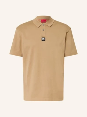 Hugo Koszulka Polo Z Dżerseju Deabono beige