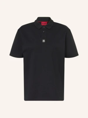 Hugo Koszulka Polo Z Dżerseju Deabono schwarz