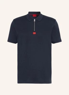 Hugo Koszulka Polo Z Dżerseju Deresom Regular Fit blau