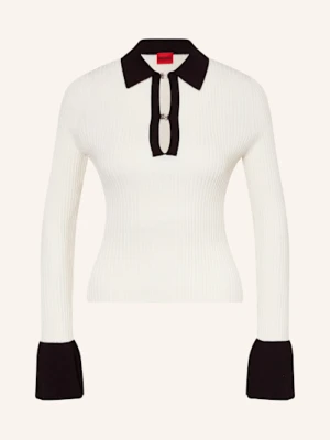 Hugo Koszulka Polo Z Dzianiny Sharro schwarz