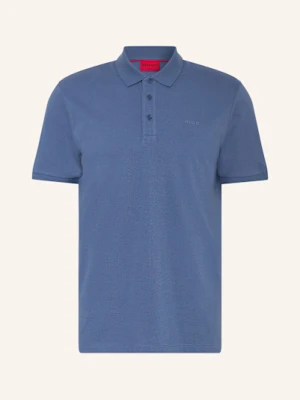 Hugo Koszulka Polo Z Piki Donos Regular Fit blau