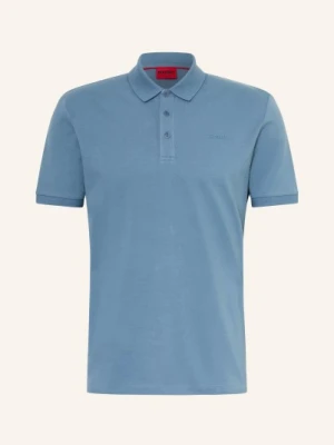 Hugo Koszulka Polo Z Piki Donos Regular Fit blau