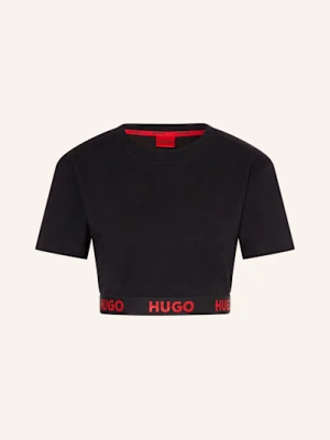 Hugo Koszulka Rekreacyjna Sporty schwarz