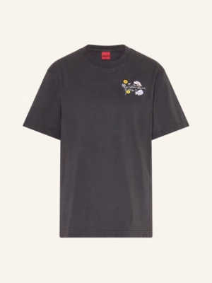 Hugo Koszulka Vintage Tee schwarz CZARNY