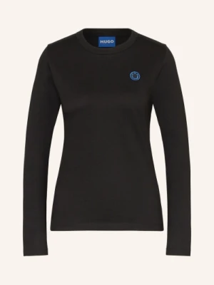 Hugo Koszulka Z Długim Rękawem Daliria schwarz